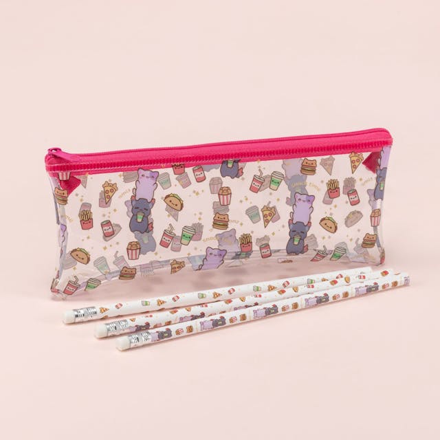 Snack Time Pencil Pouch Set!